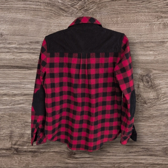 FAHERTY Women’s Daly Buffalo Plaid Cotton Flannel Shirt Jacket Shacket - Picture 5 of 7